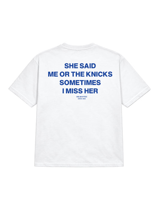 The knicks or Her tee