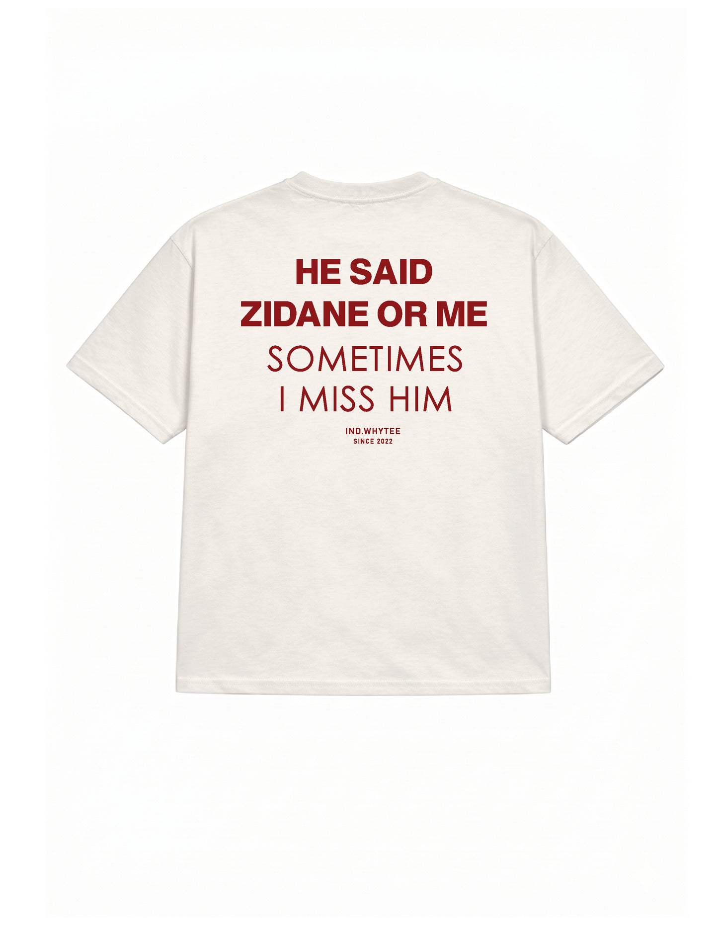 Zidane or him tee