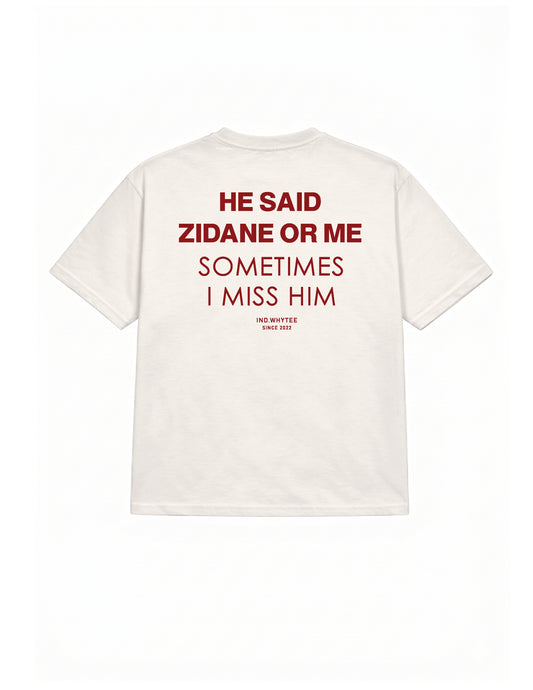 Zidane or him tee