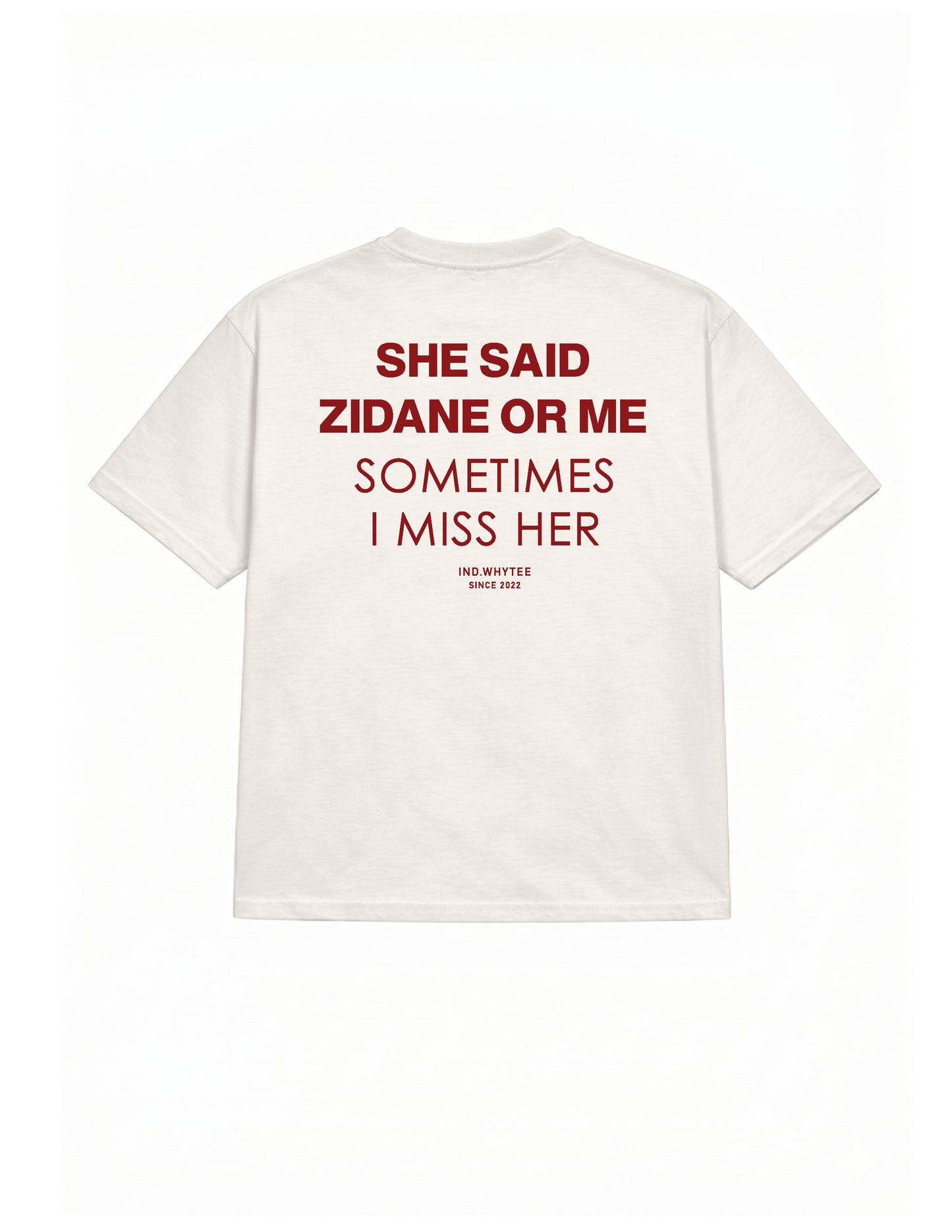 Zidane or her tee